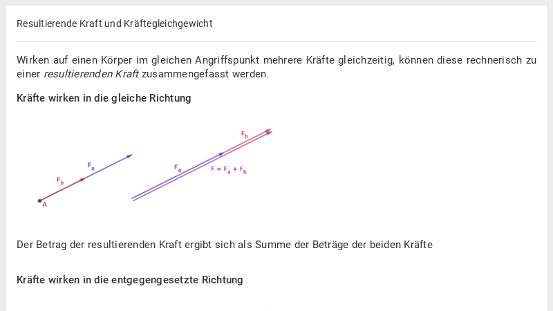 Kraft Zusammenspiel Von Kraften Kmap